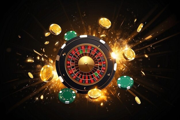 Caribbean Stud Poker cards and table